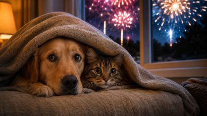 How to Help Pets During Fireworks: 7 Ways to Reduce Anxiety