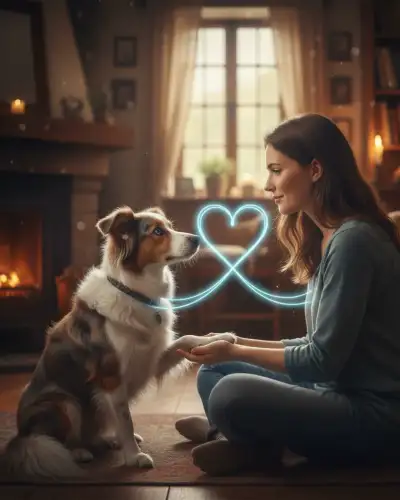 Dog Human Heart Connection